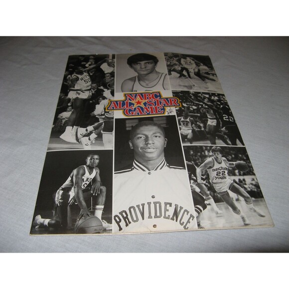 1995 NABC All Star Basketball Game Media Package Guide w 2 Signatures Autographs - Picture 1 of 5